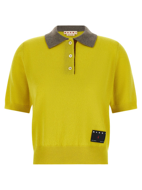 Marni Cashmere Polo Shirt