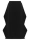 Pleats Please Issey Miyake Zig Zag Knit Skirt