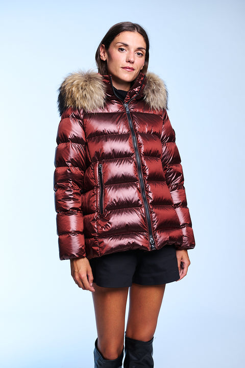 PRINCESS I short down jacket with water-repellent fabric