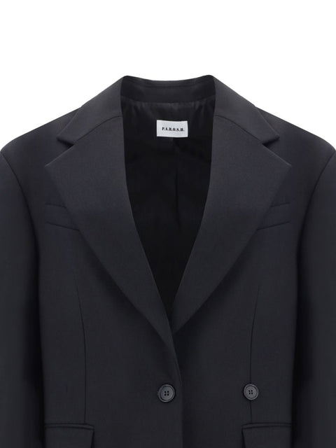 P.A.R.O.S.H. Wool single-breasted blazer jacket