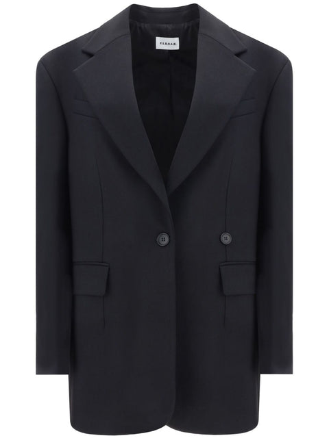P.A.R.O.S.H. Wool single-breasted blazer jacket