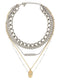 Paco Rabanne Collier 5 Rangs Necklace