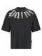 Palm Angels Craquelé Gothic Print T-shirt