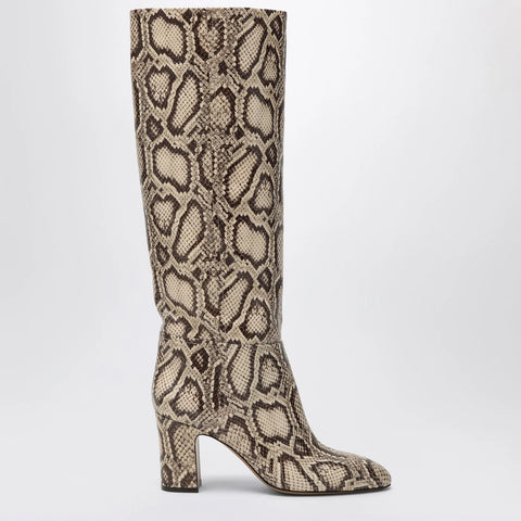 Paris Texas Lavinia boots in python-printed leather