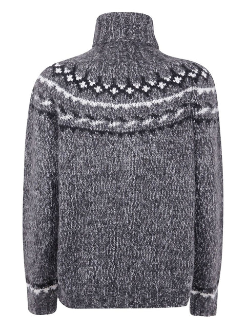 Parosh Wool turtle-neck jumper