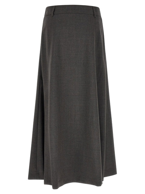 Peserico Flared Skirt With Loops