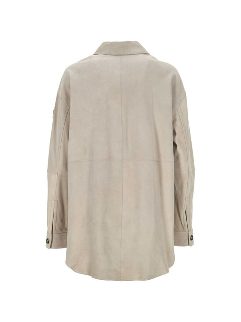 Peuterey Lya suede leather jacket