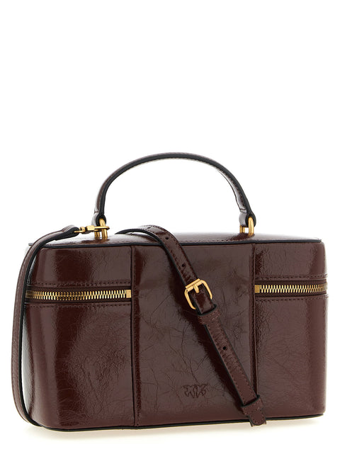 Pinko Crumpled Effect Leather Handbag