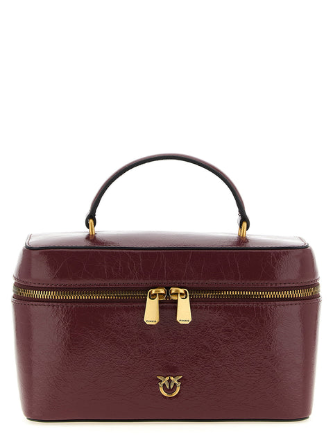 Pinko Crumpled Effect Leather Handbag