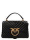 Pinko Hand Bag Big Lady Love Bag Puff Chevron