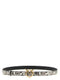 Pinko Python Print Leather Belt