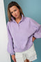Piper Snap Button Collared Sweater Lavender-Sweater-Papermoon-S-Urbanheer