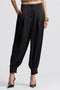 Pleated Satin Balloon Pants