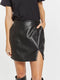 Pleather Skirt with Slit - Madison Skirt BLACK-Skirt-Weekend Los Angeles-XS-BLACK-Urbanheer