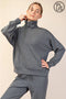 Plus Size Modal Scuba Quarter Zip Pullover