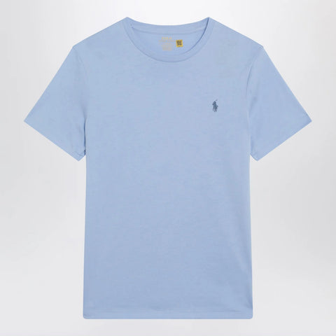 Polo Ralph Lauren Light blue Custom Slim-Fit cotton T-shirt