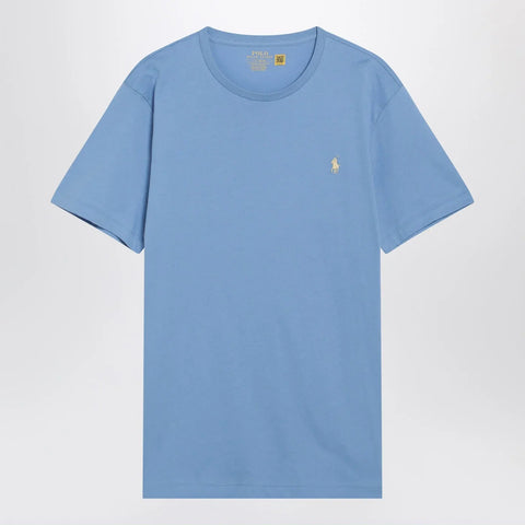Polo Ralph Lauren Light blue cotton Custom Slim-Fit T-shirt
