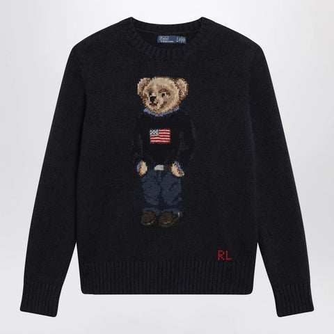 Polo Ralph Lauren Navy blue Polo Bear sweater