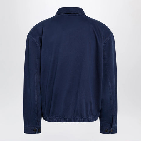 Polo Ralph Lauren Navy blue zip-up jacket in cotton