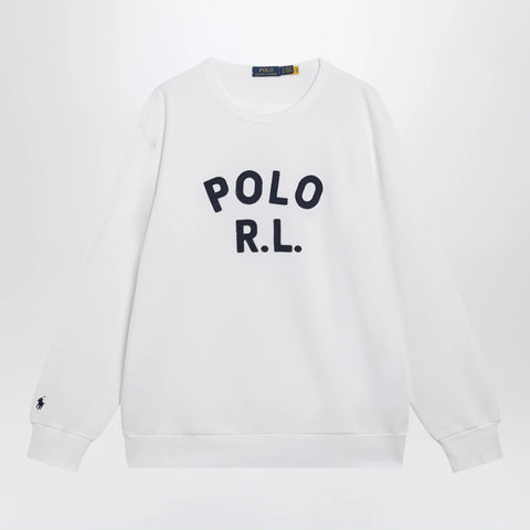 Polo Ralph Lauren White sweatshirt with logo embroidery