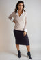 Power Vee 'Sweater' Sweatshirt - Camel