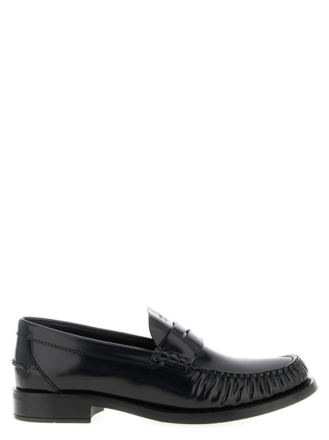 Prada Brushed Leather Loafers