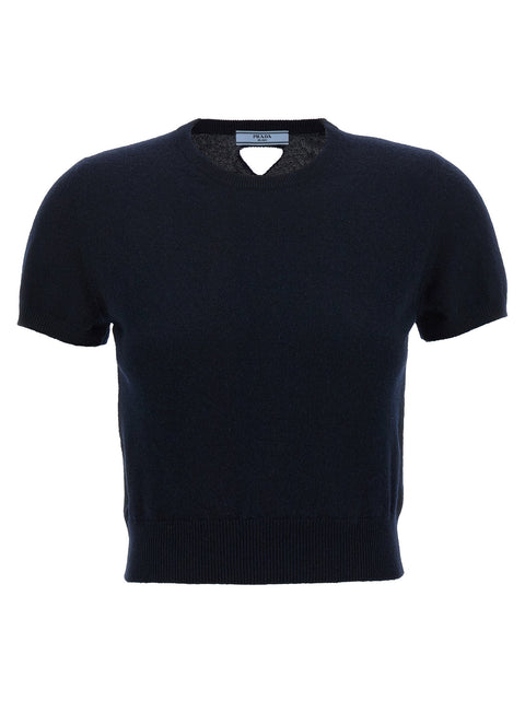 Prada Cut-out Logo Sweater