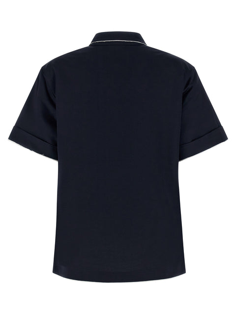 Prada Double-layer Polo Shirt