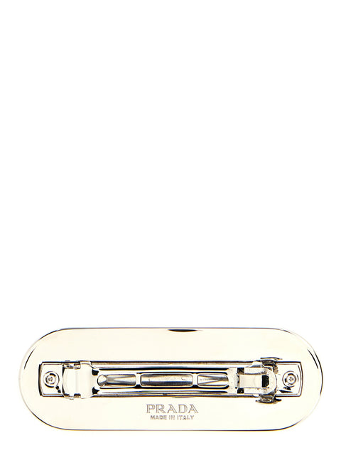 Prada Logo Hair Clip