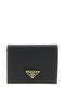 Prada Logo Leather Wallet
