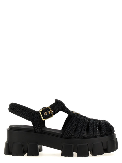 Prada Monolith Sandals