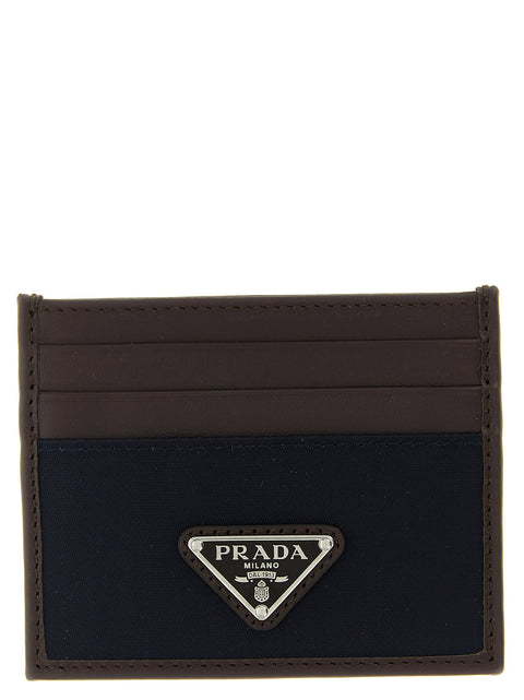 Prada Nylon Leather Cardholder