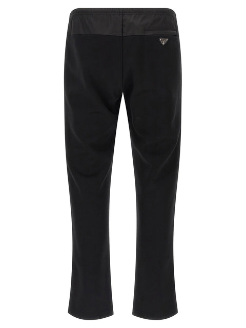 Prada Re-nylon Band Joggers