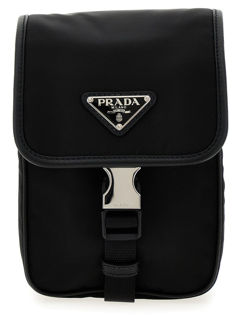 Prada Re-nylon Logo Crossbody Bag