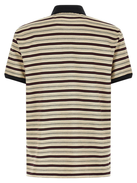 Prada Striped Polo Shirt