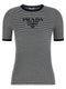 Prada Striped Silk T-shirt