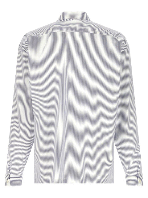 Prada Zip Striped Shirt