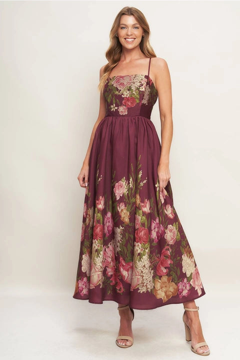 Printed Woven Ankle Dress