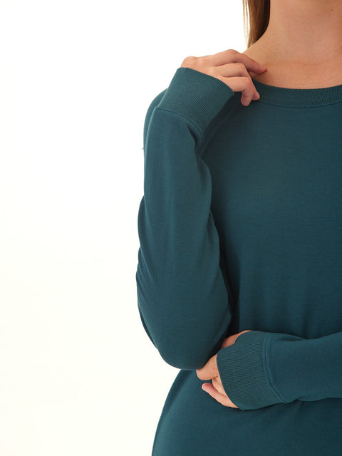 Priscilla Feather Fleece Raglan Sweatshirt