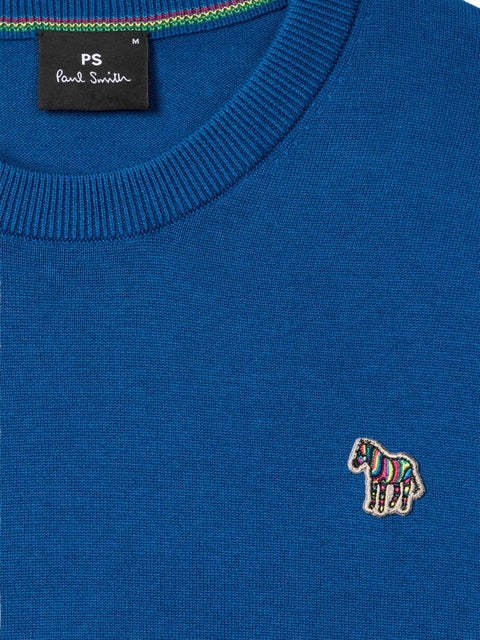 Ps By Paul Smith Zebra logo cotton sweater