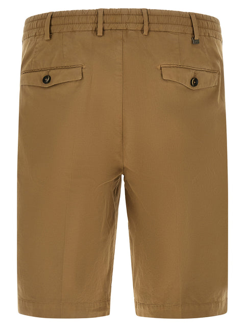 Pt Torino Stretch Cotton Bermuda Shorts