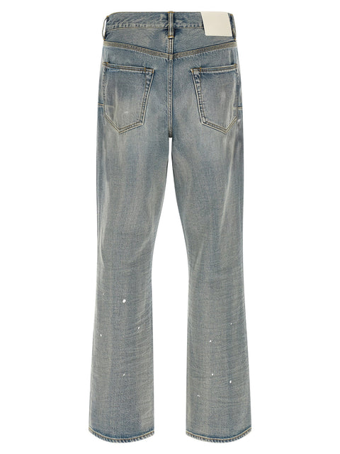 Purple P011 Vintage Slash Paint Jeans