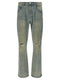 Purple P026 Dirty Fade Rip Boot Jeans