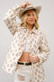 Quilted Western Horse Print Jacket-Jacket-Blue B-S-CREAM-Urbanheer