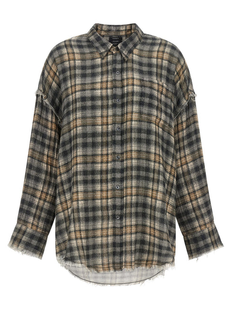 R13 Raw Cut Hem Shirt