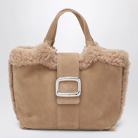 ROGER VIVIER Viv' Choc Mini leather shopping bag
