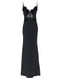 Self-Portrait Polka Dot Satin Lace Maxi Dress