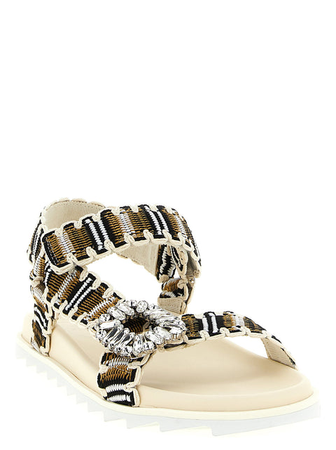 Roger Vivier Slidy Viv Trek Sandals