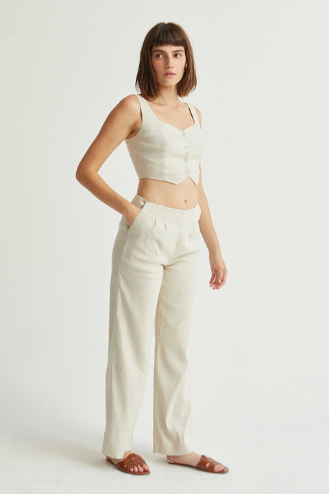 Rachael Front Pleat Trousers
