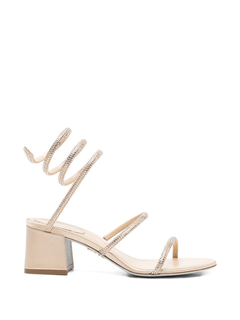 René Caovilla René Caovilla Cleo satin sandals
